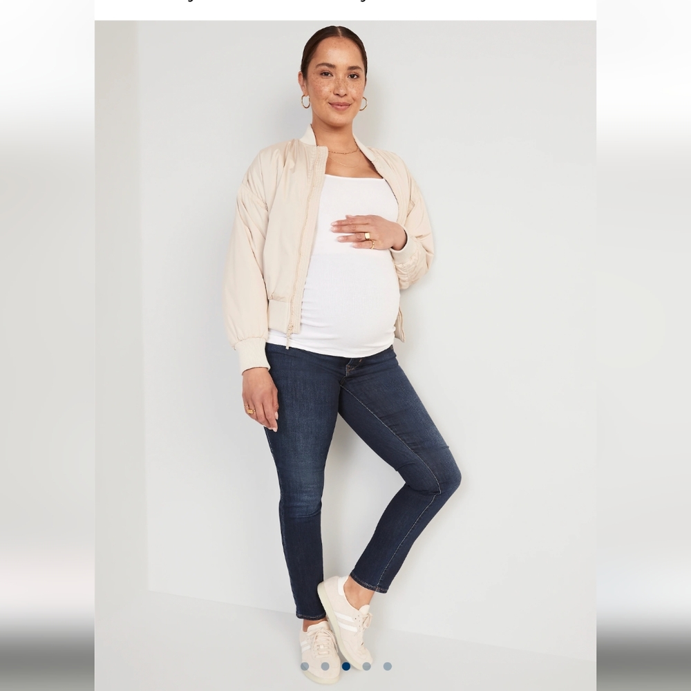 Old Navy Maternity Full Panel Pop Icon Skinny Jeans Size 8 Short